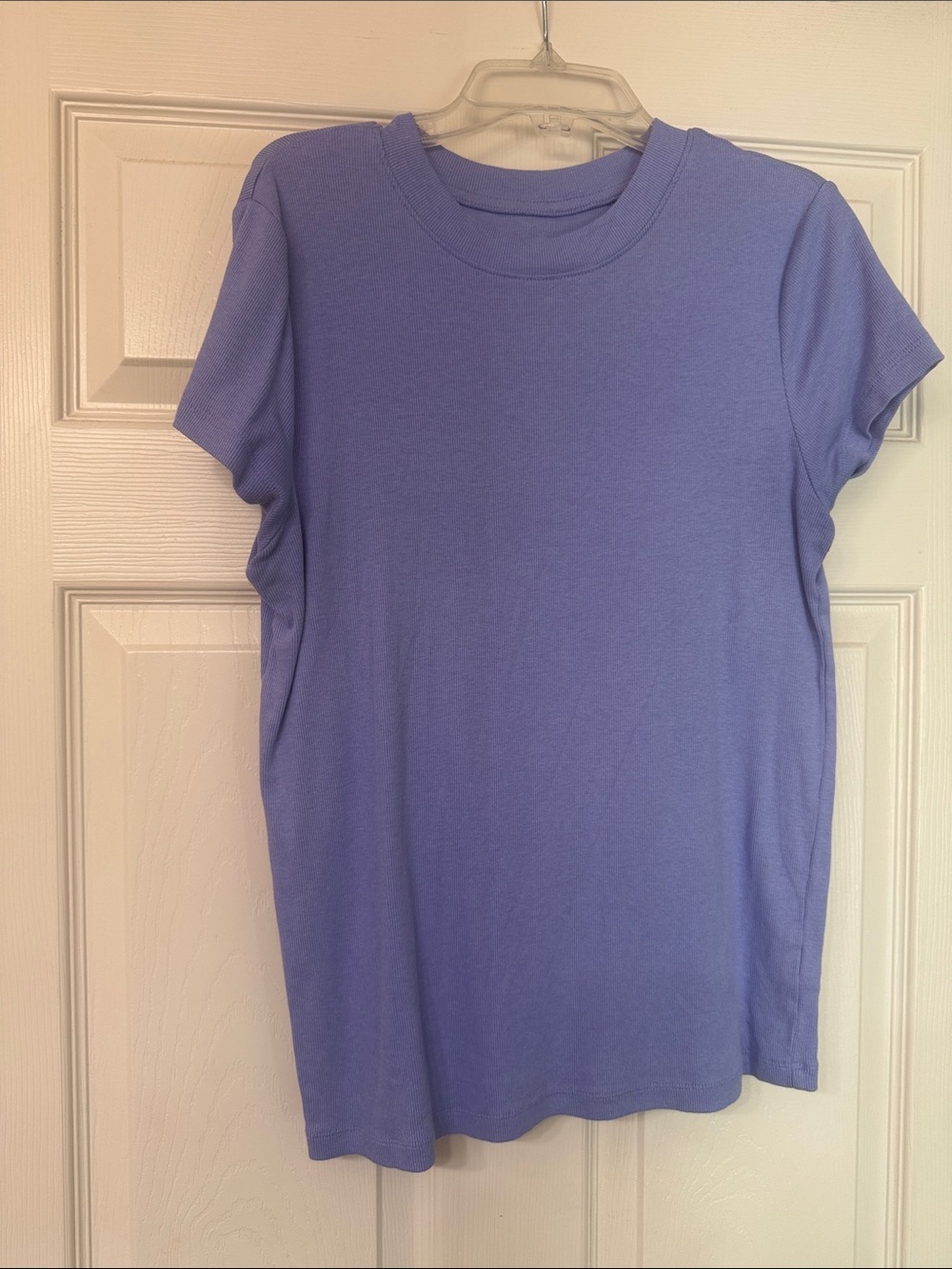 a new day Lavender Crewneck Short Sleeve Tee